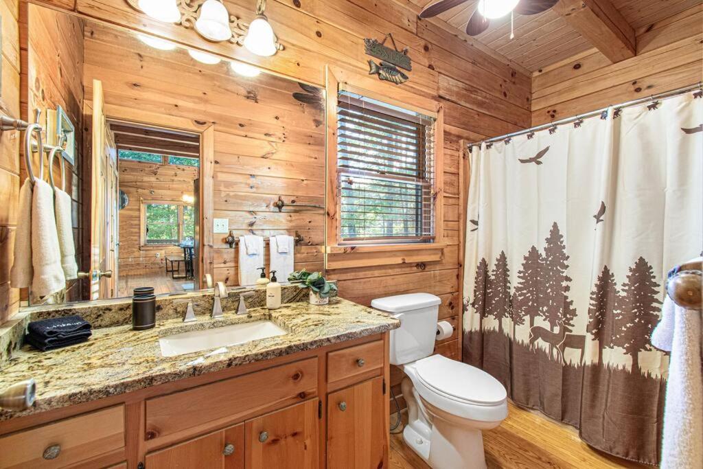 Cherry Log Summit Cabin By Bk Stays - Family Friendly - Playground - Game Room - Jacuzzi - Amazing Mountain Views Bagian luar foto
